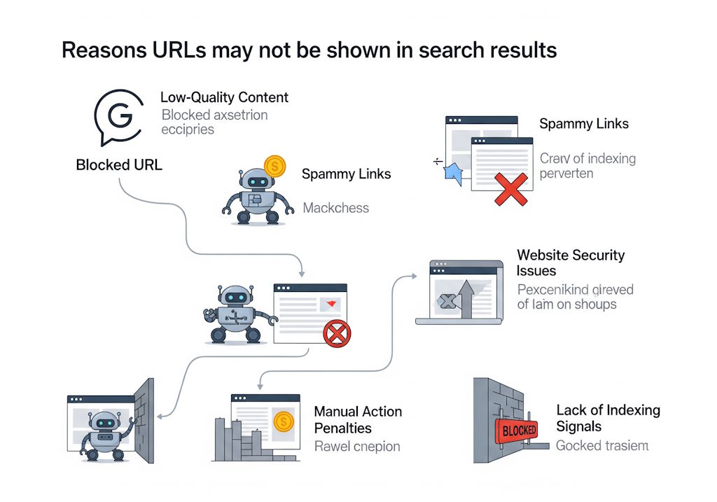 Reasons Why URLs May Not Be Shown in Google