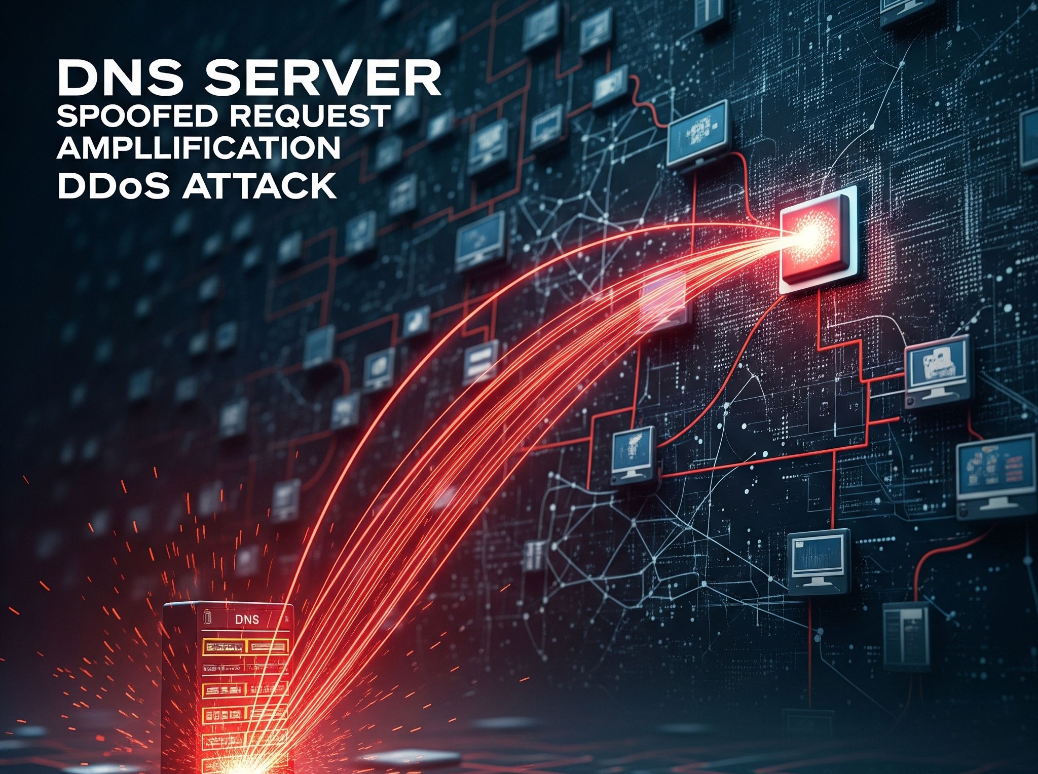 DNS Server Spoofed Request Amplification DDoS